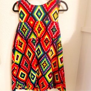 - NWOT Cousin Earl Aztec Print Dress